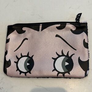 Ipsy Betty Boop Black Sequin Pouch
